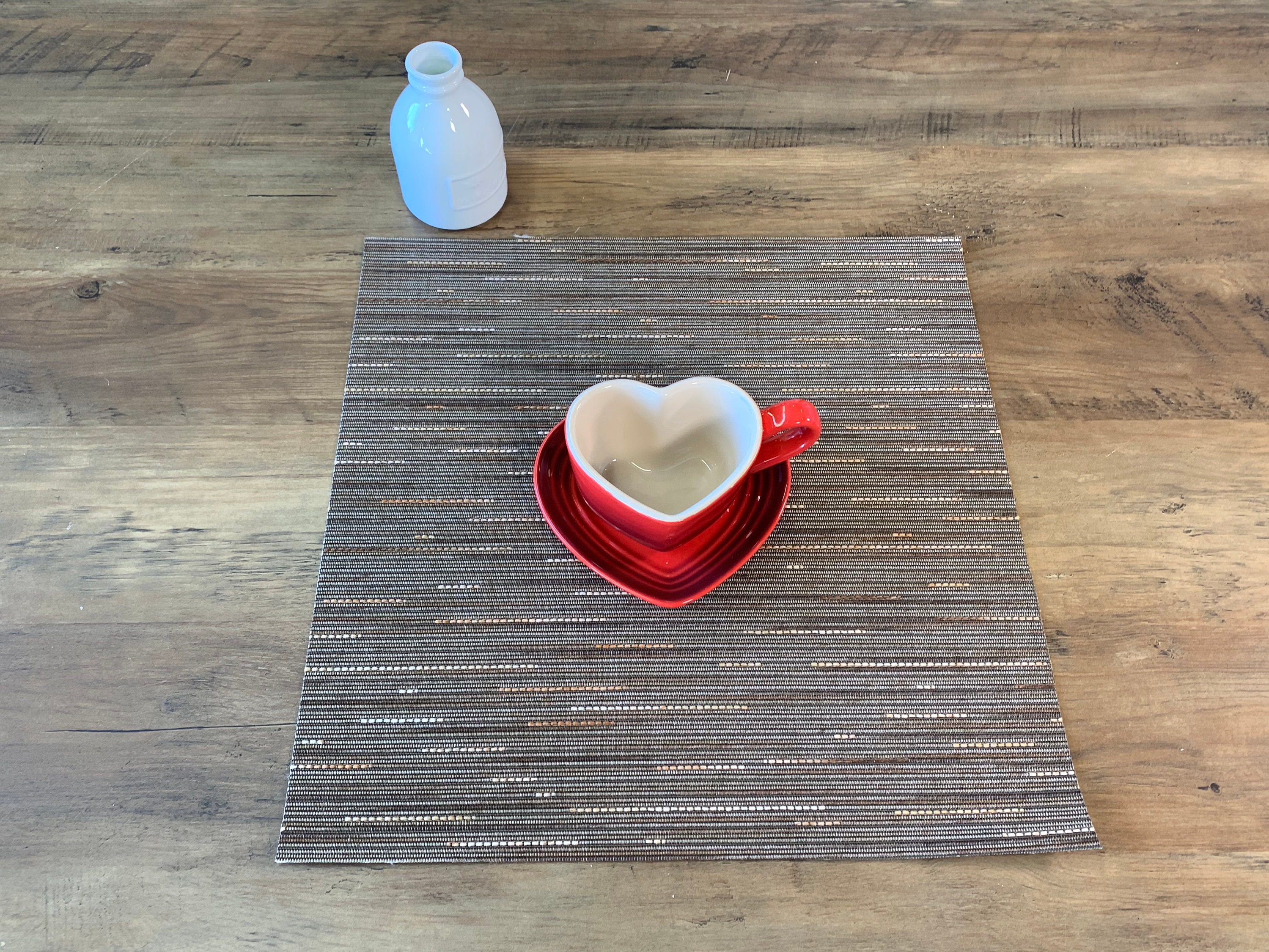 Designer Square Cinnamon Table Placemats Handmade in Canada Premium