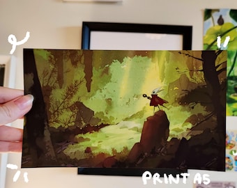 Silksong Art Print - A5 semi matte print
