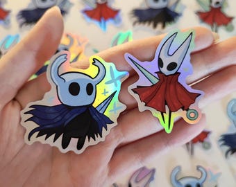 Hollow knight Silksong Stickers - Vinyl holographic Sticker