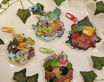 Cozy Nostalgic game - Acrylic Keychain