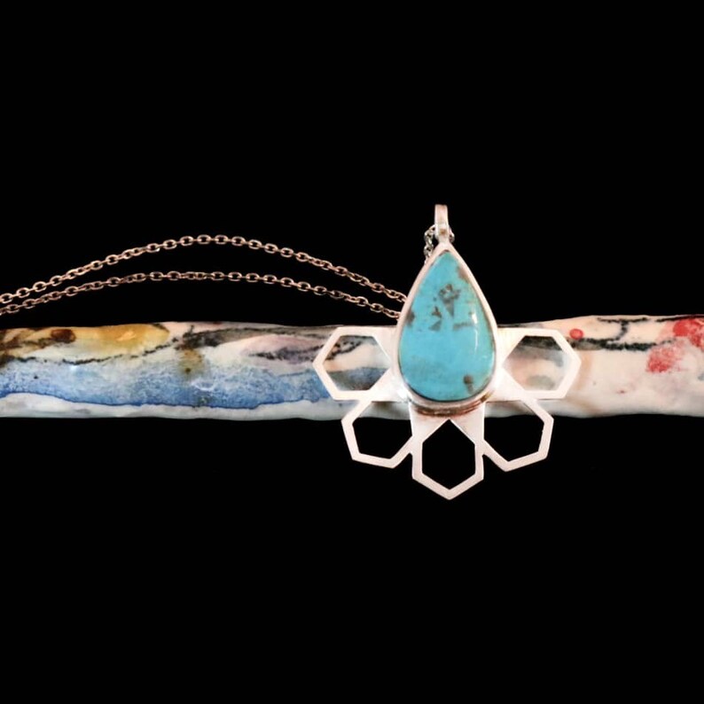 Turquoise Silver Necklace