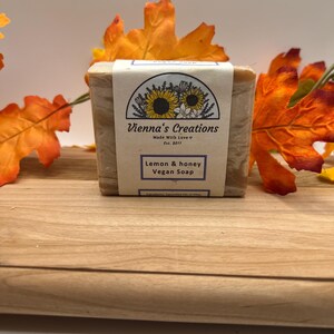 Lemon & Honey vegan soap