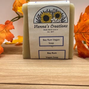 Bay Rum vegan soap