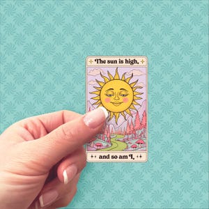 The Sun Is High and So Am I– Cute Psychedelic Sun Design for Laptops, Journals & More