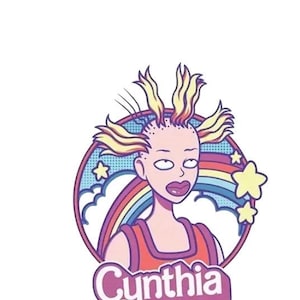 Cynthia Doll Retro Cartoon Sticker