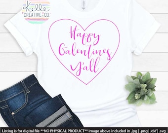 Happy Galentines Y'all | Galentines Valentines day | SVG | PNG | JPG | Dxf