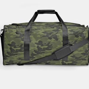 Camo Seesack in Grün Camouflage / Weekender / Reisetasche / Weekender / Reisetasche / Wechseltasche / Angeltasche | Camofluage