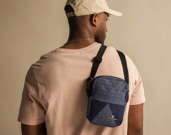 Bolso bandolera utilitario para hombre