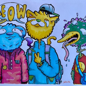 Beast Buddies Print
