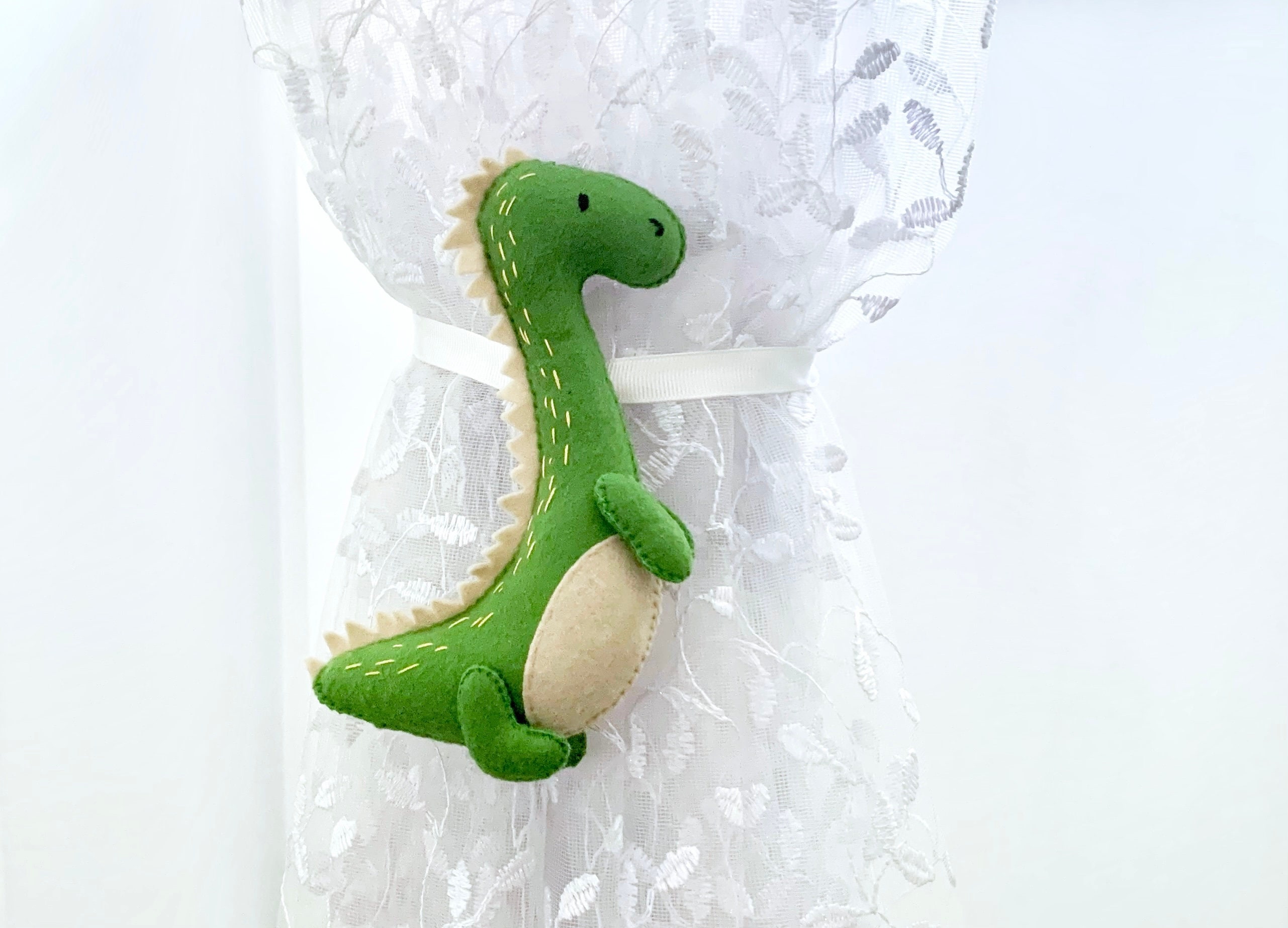 Dinosaur curtains tiebacks baby room Etsy