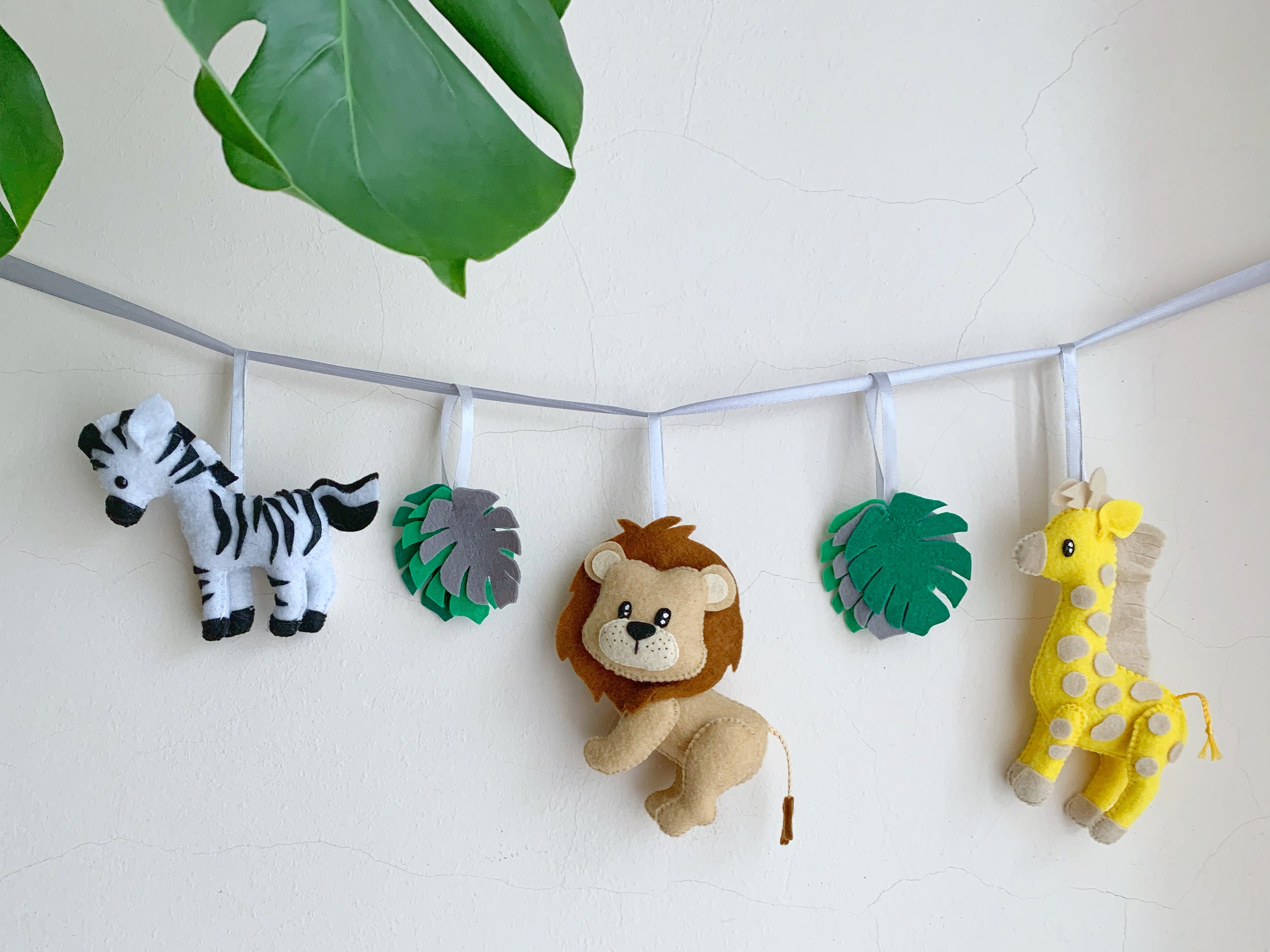 Safari nursery garland decor Jungle baby shower Etsy