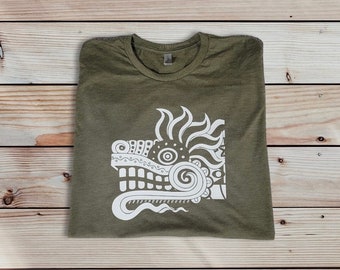 Aztec Warrior Quetzalcoatl Custom T-Shirt