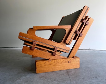 Mid Century Modern Prototype Lounge Chair, One of a Kind - Shipping Not Free, Msg for Estimate