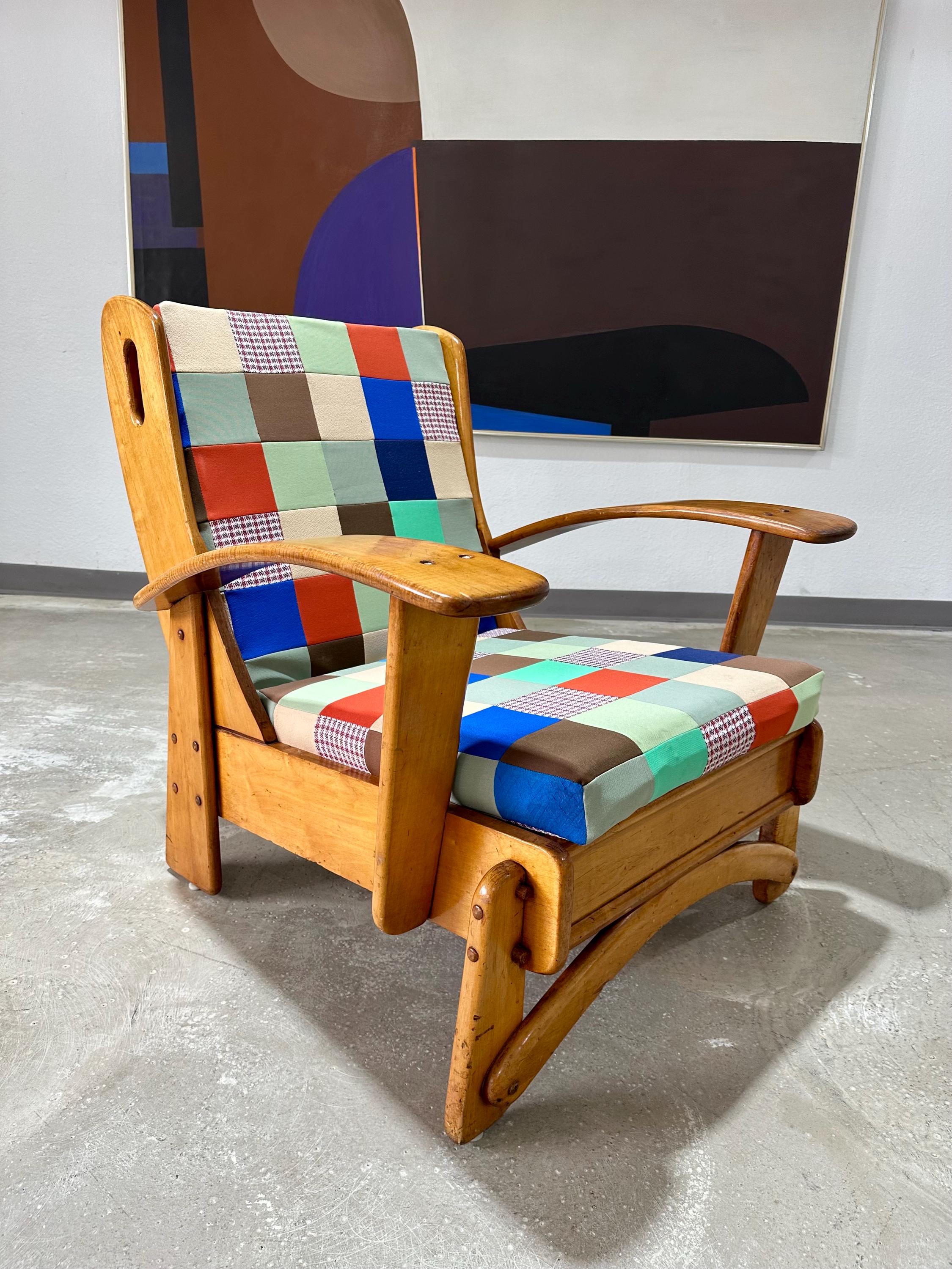 Mid Century Colonial Paddle Arm Chair - Shipping Not Free, Msg for Estimate