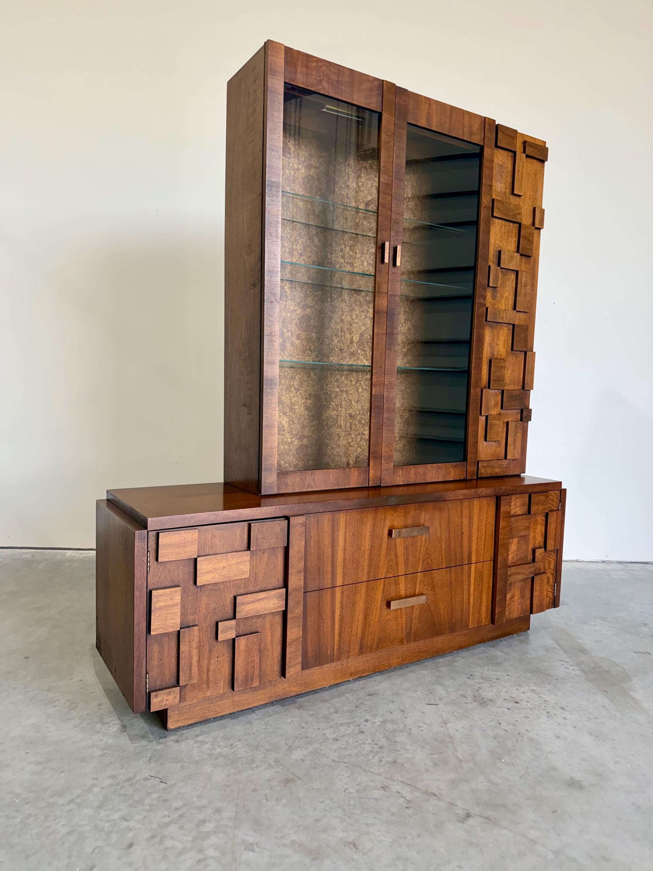 値下げ　LANE USA製 ヴィンテージ ナイトチェスト ウォールナット調 Vintage Lane Cabinet - Etsy