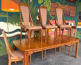 Mid Century Modern Brutalist Dining Chairs by Tabago Canada - Shipping Not Free, Message for Estimate