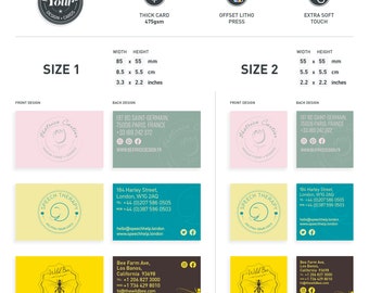 4000 tarjetas de visita. Incluye diseño de logotipo de estudio.