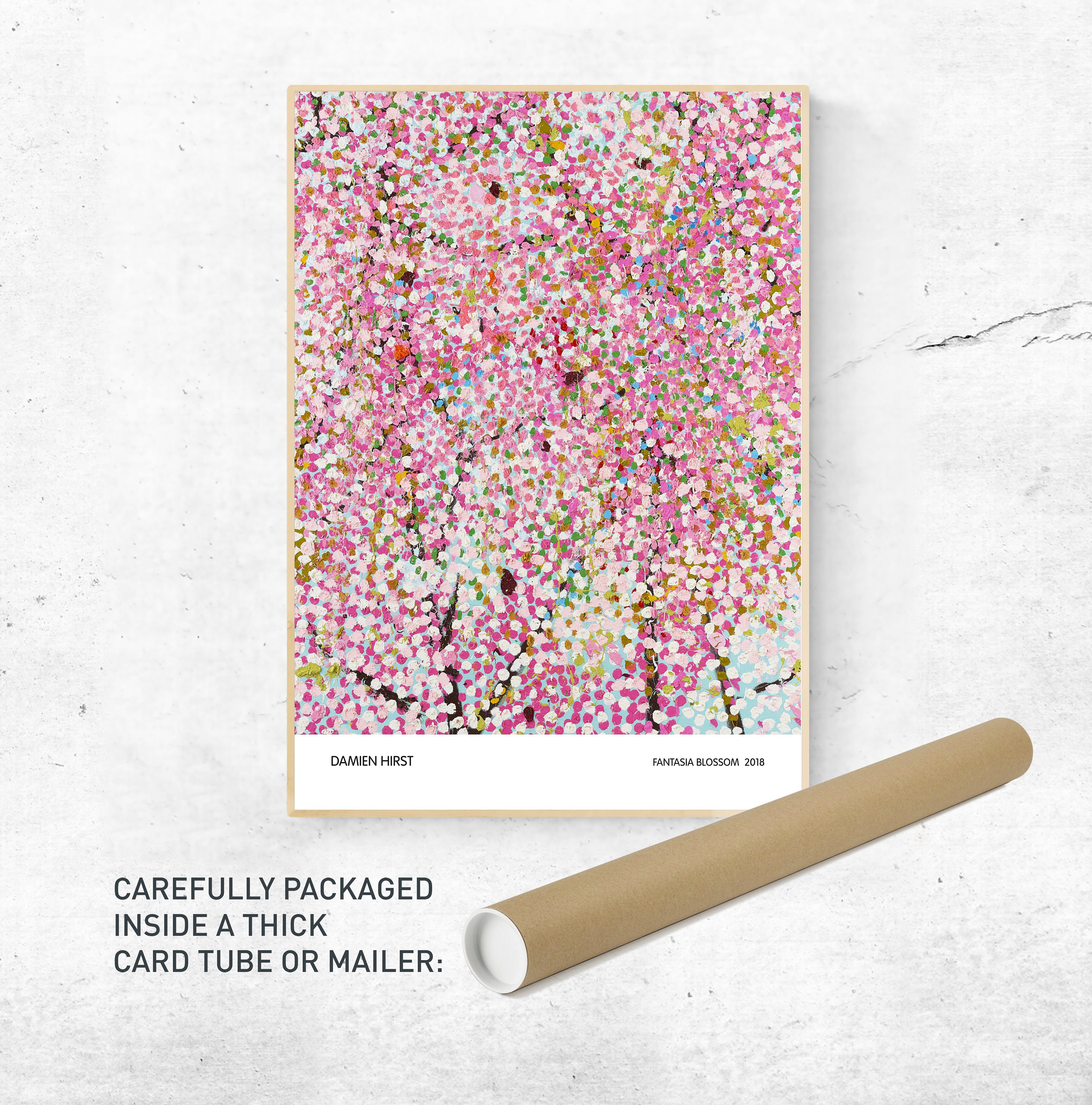 Damien Hirst Cherry Blossom A0 Poster Print: Limited Edition Art