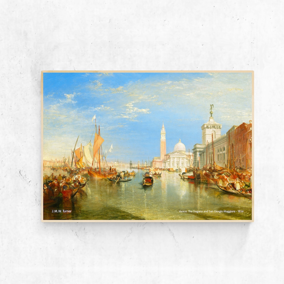 ターナー・ヴェネツィア版画：ドガーナとサン・ジョルジョ