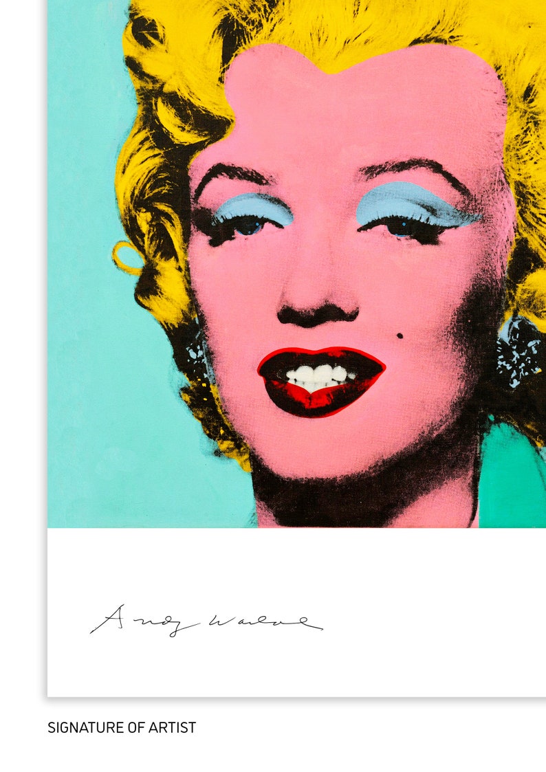 Andy Warhol Marilyn Print: Shot Sage Blue, Limited Edition Silkscreen ...