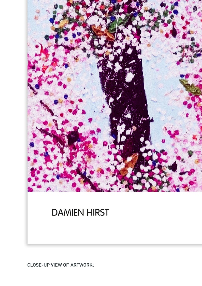 Blossom Tree Poster. Damien Hirst, the Virtues Honesty 2021 Art Print