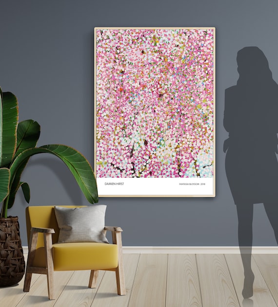 ろんH4CBH 15% Cherry &Cola、アート紙2枚 Damien Hirst Cherry Blossom A0 Poster Print: Limited Edition Art
