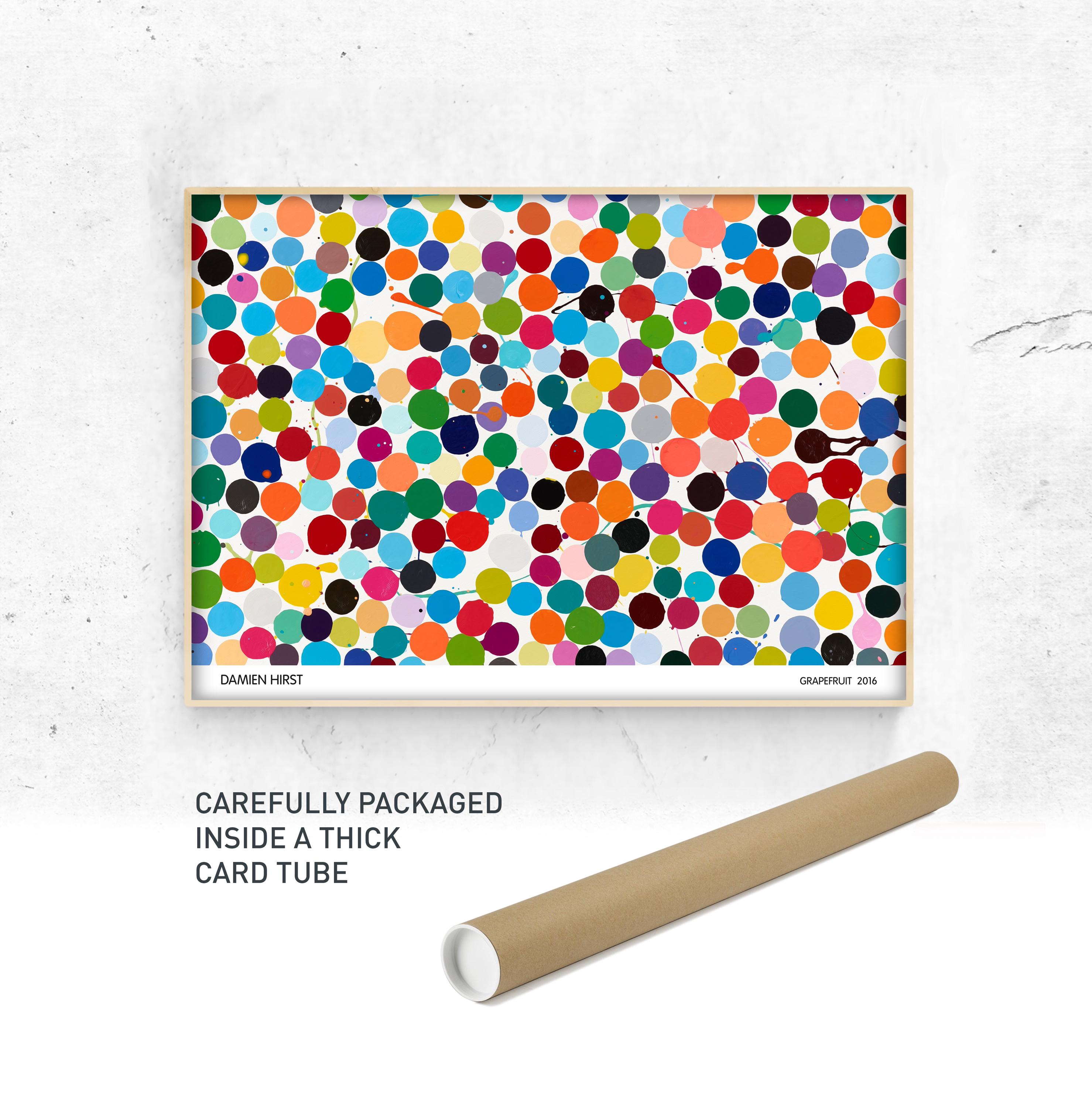 Damien Hirst Grapefruit: Modern Spot Poster A1-A3 Size - Etsy