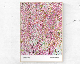 ダミアン・ハーストの桜プリント：限定版A4シルクアート - Etsy 日本