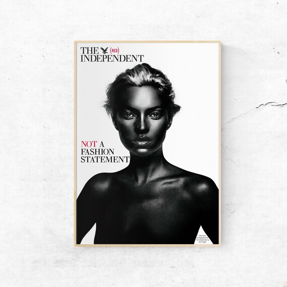 Kate Moss Portrait Poster: Limited Edition Fashion Print (A4) - Etsy