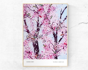 Cherry Blossom by Damien Hirst. Choose Either A3, A2 or A1