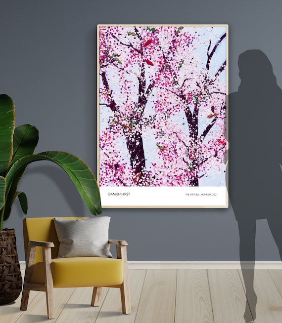 Damien Hirst Poster. Large A0 Size Print. 275gsm Silk Art