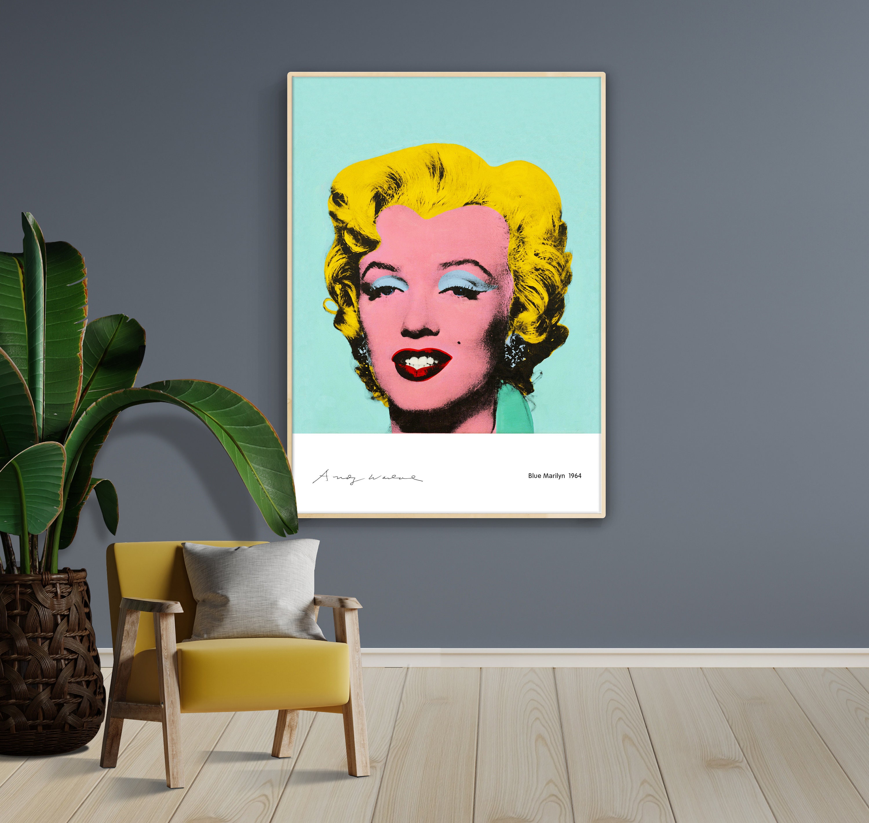 Marilyn Monroe by Andy Warhol. Limited Edition Design From Original ...