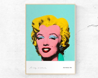 Andy Warhol kunst print. 275gsm zijde kunst.