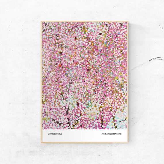 Damien Hirst 'fantasia Blossom' Poster Print - Limited Edition - Etsy