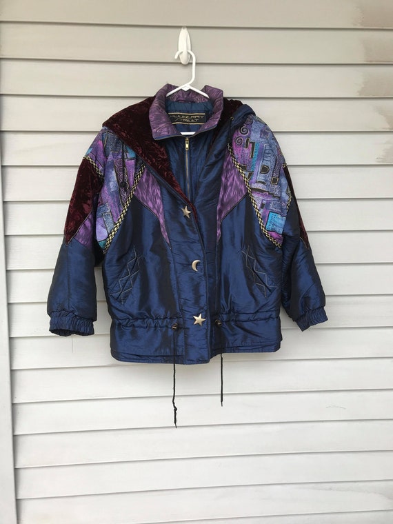Rare Blue Puffer Coat, Burberry Street Puffer Coat