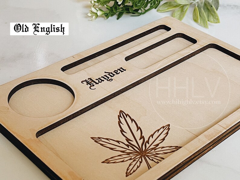 Rolling Tray Personalized Customized Weed Tray Marijuana Etsy
