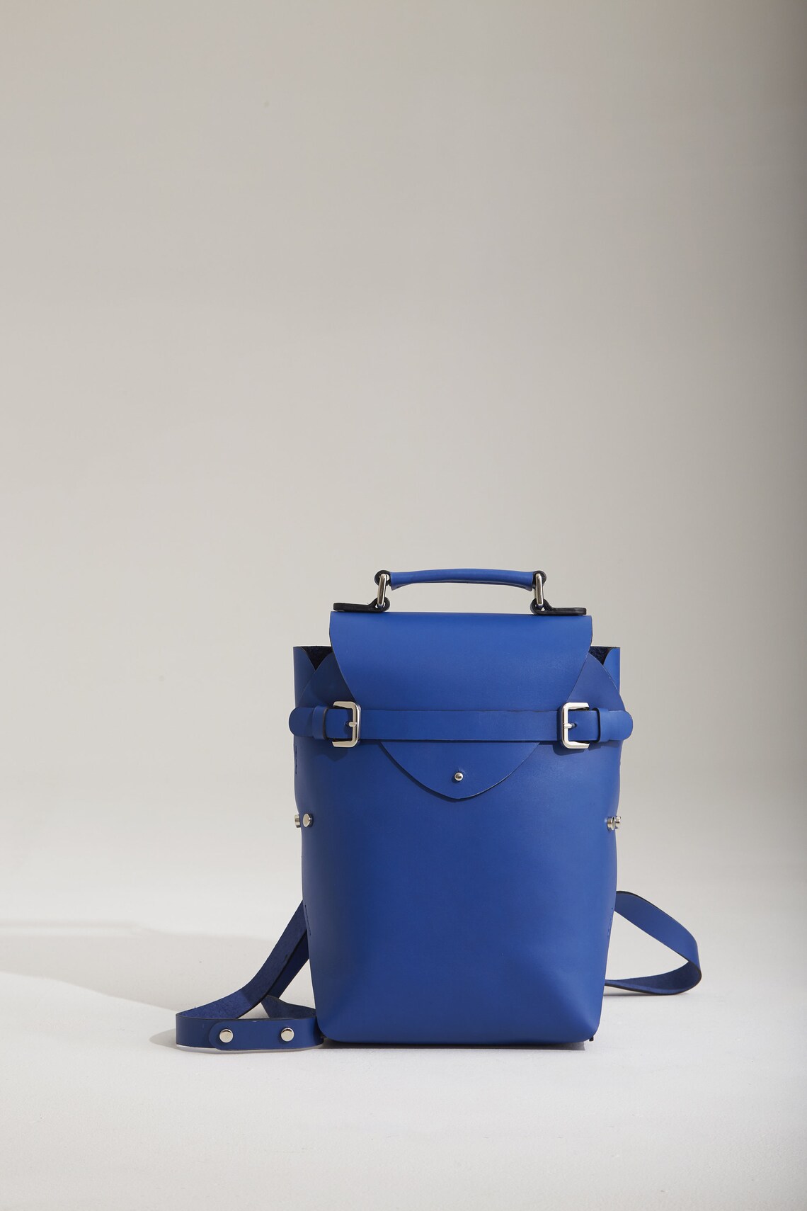 Genuine Leather Backpack Handmade Leather Bag Leather Etsy