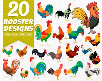 Download Svg Cut File Rooster Etsy