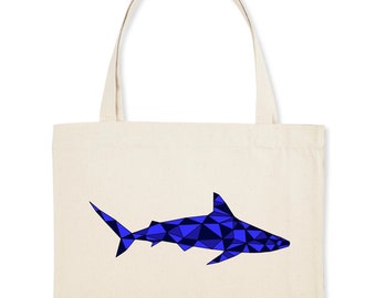 Large shopping bag - shark
