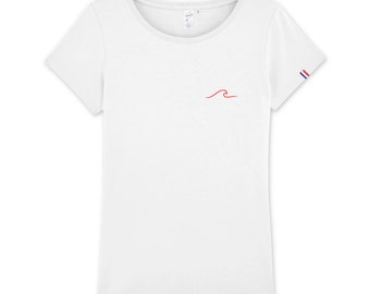 Women's organic cotton t-shirt - Wave