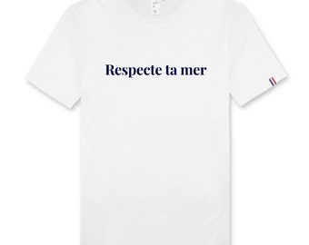 Men's organic cotton t-shirt - respect your sea