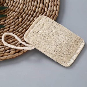 Natural and biodegradable loofah sponge in bulk image 5