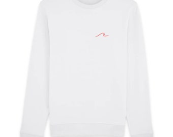 Unisex organic cotton sweatshirt - wave