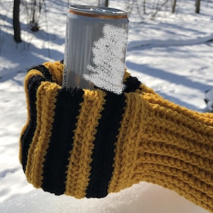 Crochet Beer Mitten - Many Colors Available