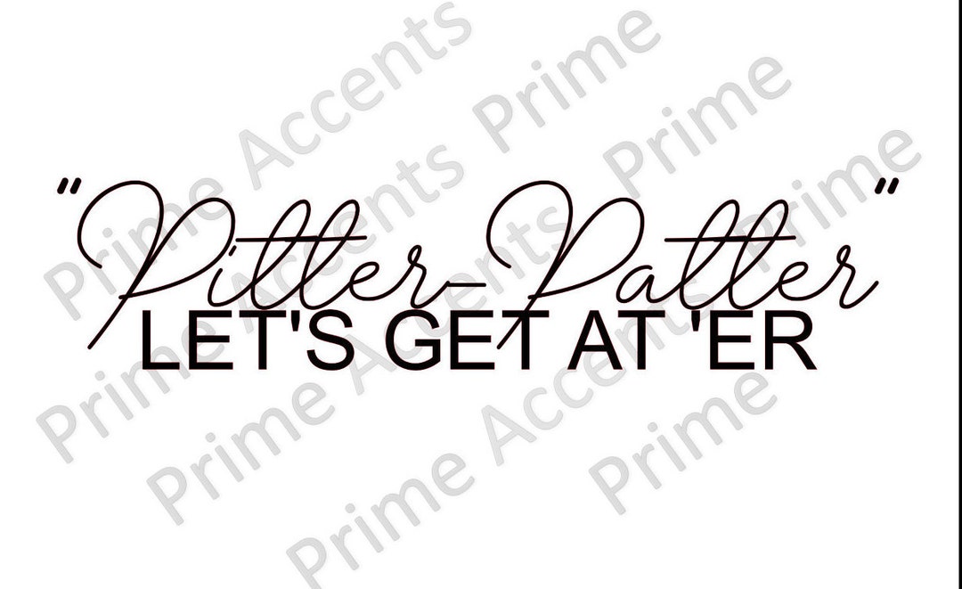 Pitter Patter Let's Get At 'Er SVG/ Letterkenny Inspiriert svg png