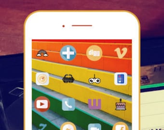 IOS 14 Icons | Aesthetic | 90s Theme | Ios14 Aesthetic | Icon Pack | iphone Icons | Vintage ios 14| Iphone | Icons |