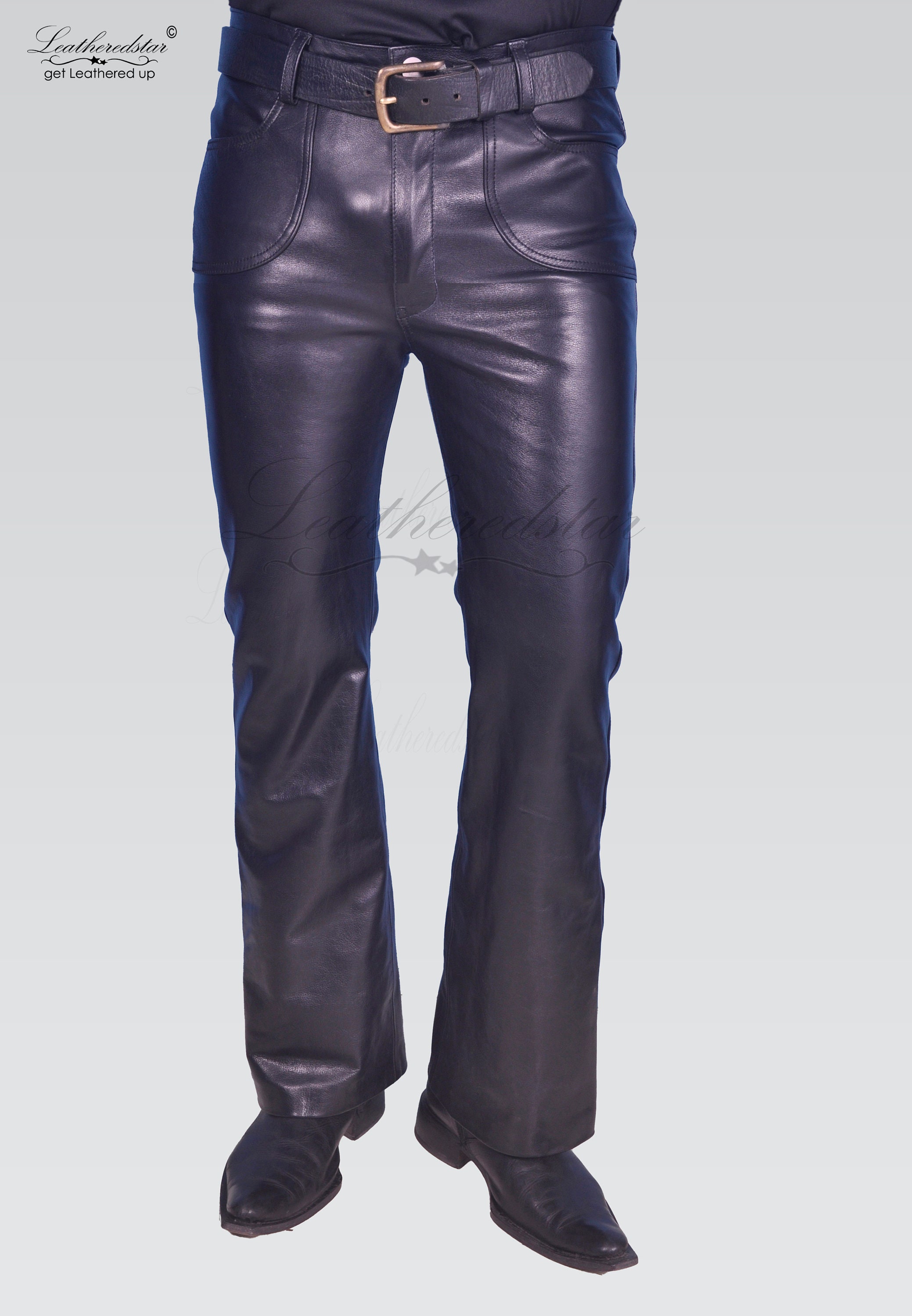 パンツ vintage leather flare pants High Rise Vegan Leather '70s Flare Pants | Gap