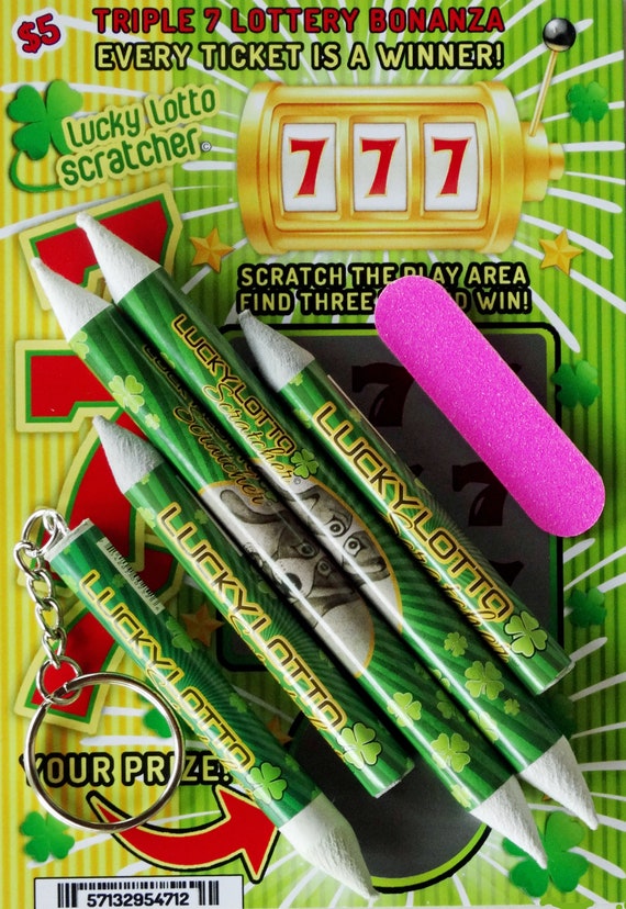 Lucky Lotto Scratcher Gift Pack lottery Ticket Scratcher Etsy Canada