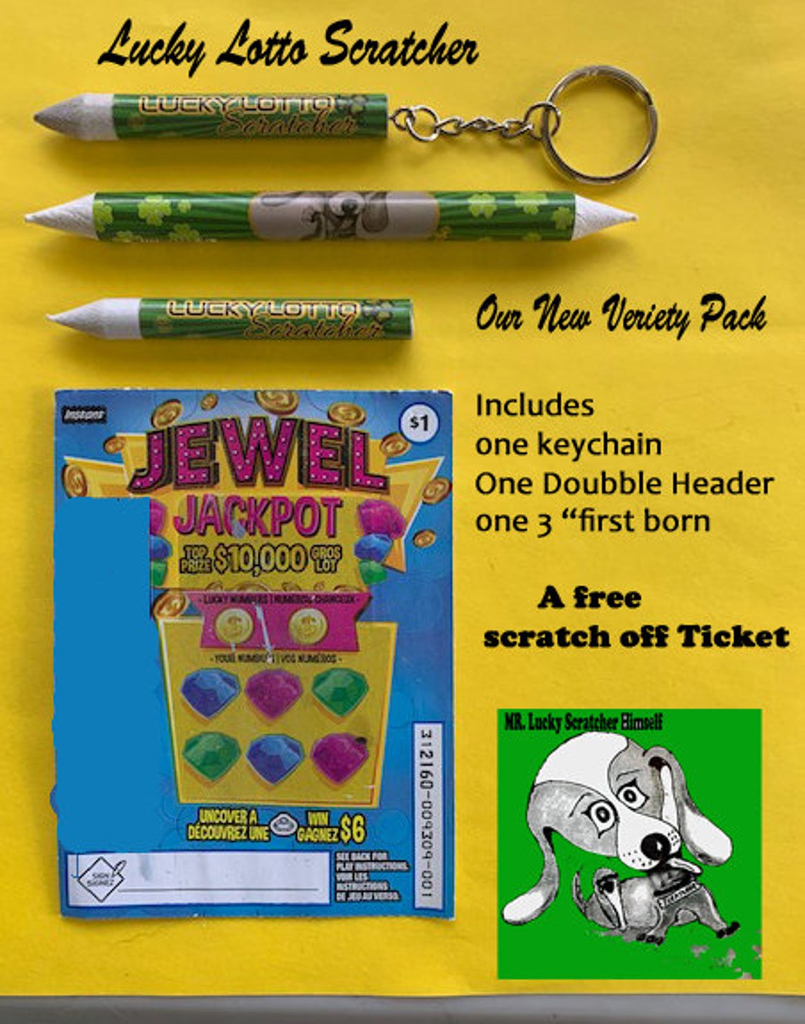 Lucky Lotto Scratcher tool FREE SHIPPING in CANADA Etsy
