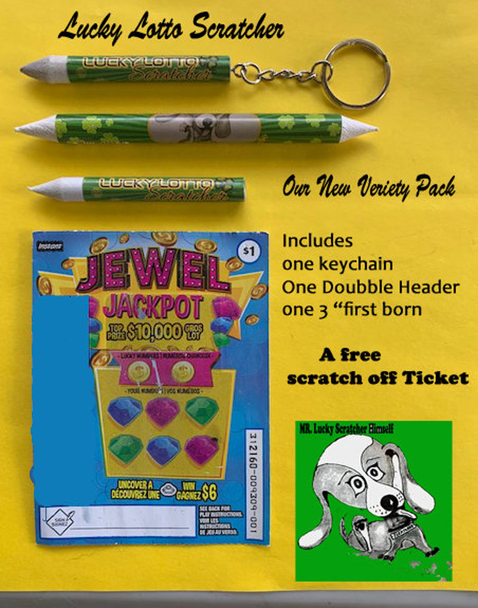 Lucky Lotto Scratcher tool FREE SHIPPING in CANADA Etsy